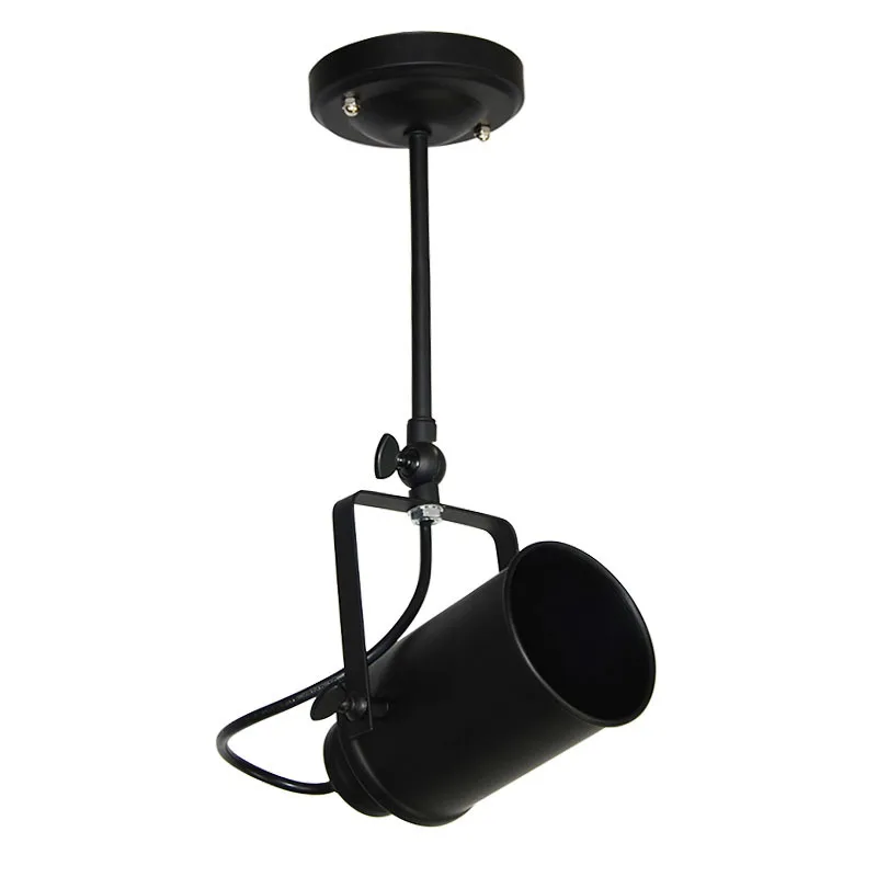 Промышленный черный потолочный светодиодный светильник салонный настенный в