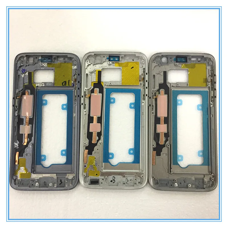 1 шт. средняя рамка для Samsung Galaxy S7 G930 G930F Рамка Металлическая Корпус Шасси с боковой