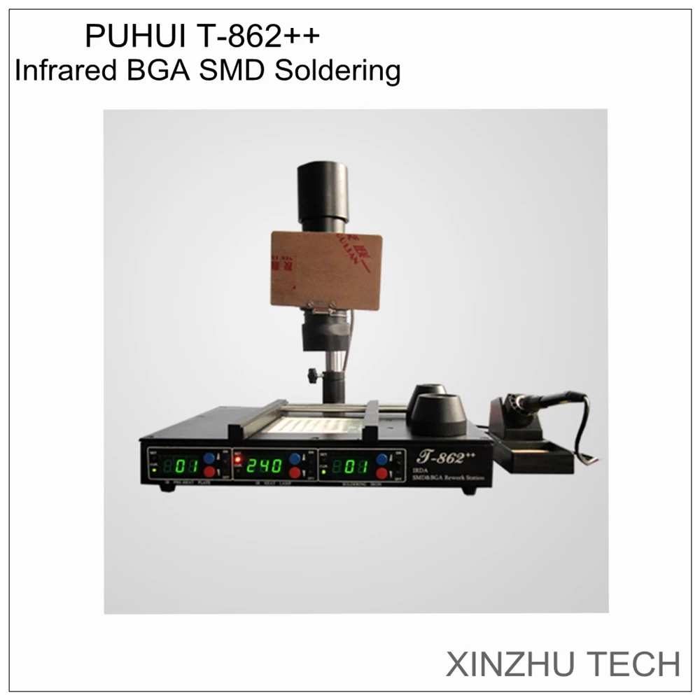 T 862 + ИК паяльная станция IRDA сварщика Инфракрасная SMD для пайки предварительного