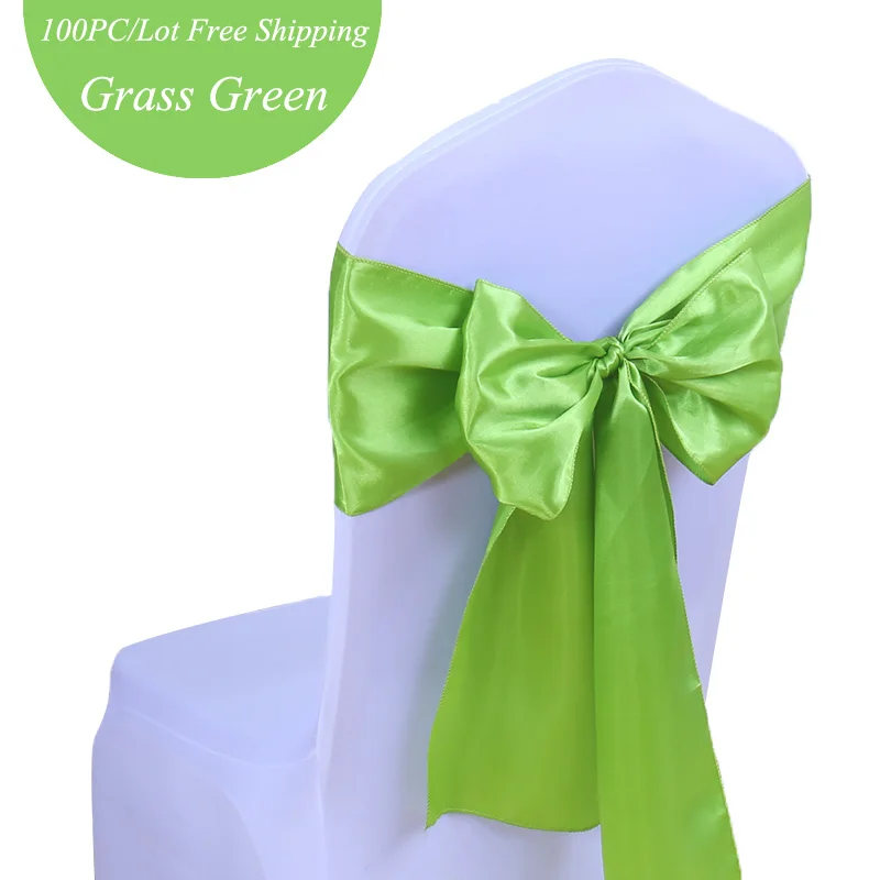 Бесплатная доставка 100 роскошный свадебный стул с поясом 7 дюймов x 108 Украшение