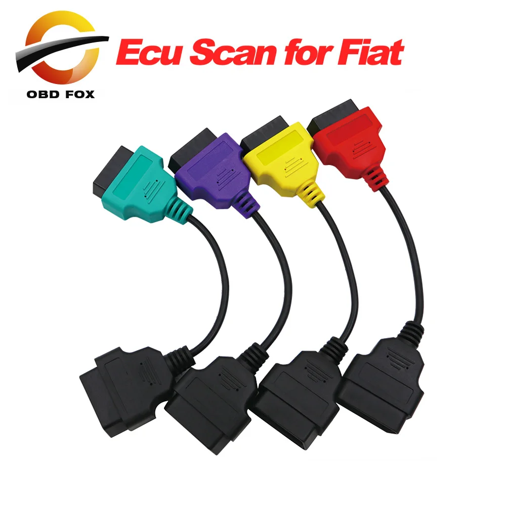 Для Fiat ECU 6/4/3 шт. кабели для FIAT Scan & Multiecuscan Adapter OBD2 коннектор диагностический
