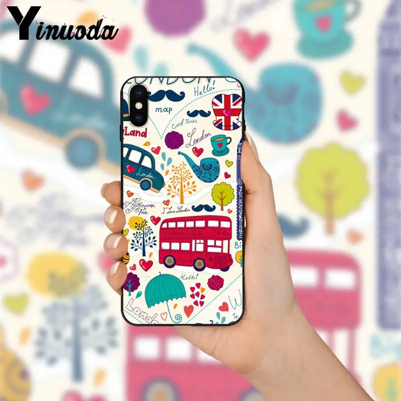 Yinuoda Babaite милый Galaxy Космический узор красочный умный чехол для телефона Apple iPhone 8 7 6