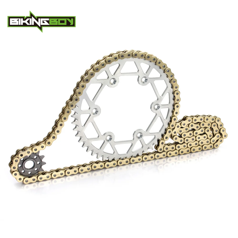 Передние звездочки BIKINGBOY 13T задние 48T 49T 50T 51T 52T цепь 520 для Honda CRF 250 R X 2004 2016 CRF250R 250R