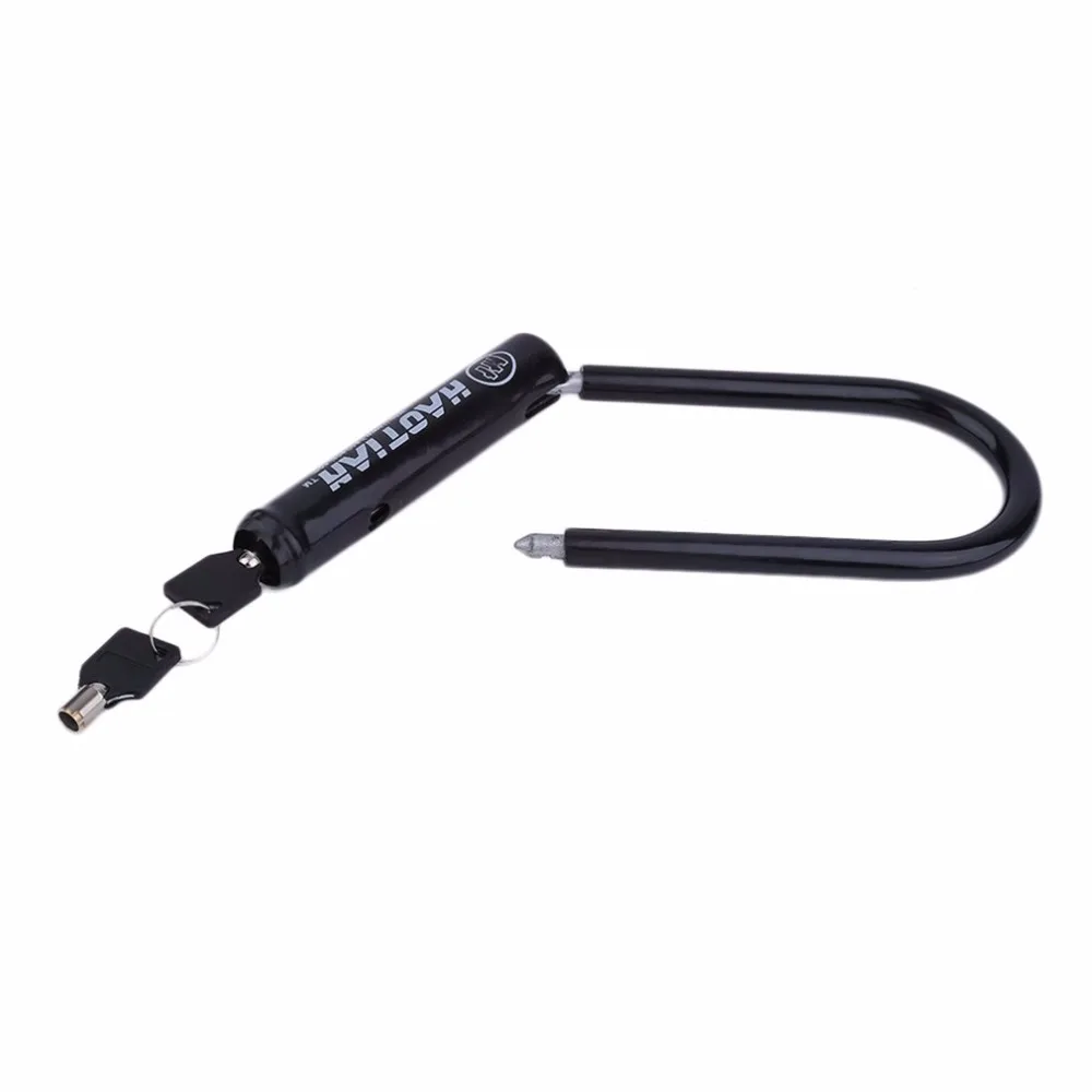 Universal Bike Bicycle Cycling Steel Anti Theft Bicycle Perfect Security U Lock Cycling Safety Accessory+ Mounting Bracket Key