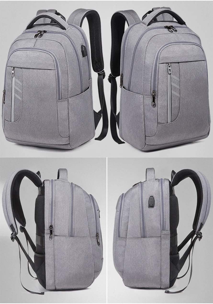 SNAP TOURS Waterproof Travel Backpack For Men USB Charging Portable Urban Laptop Backpack Large Space Trip Bagpack