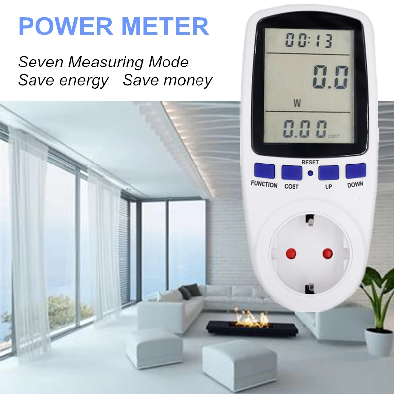 По dhl/fedex 50 шт./лот ЕС измерительный ток напряжение розетка тестер Тип измеритель