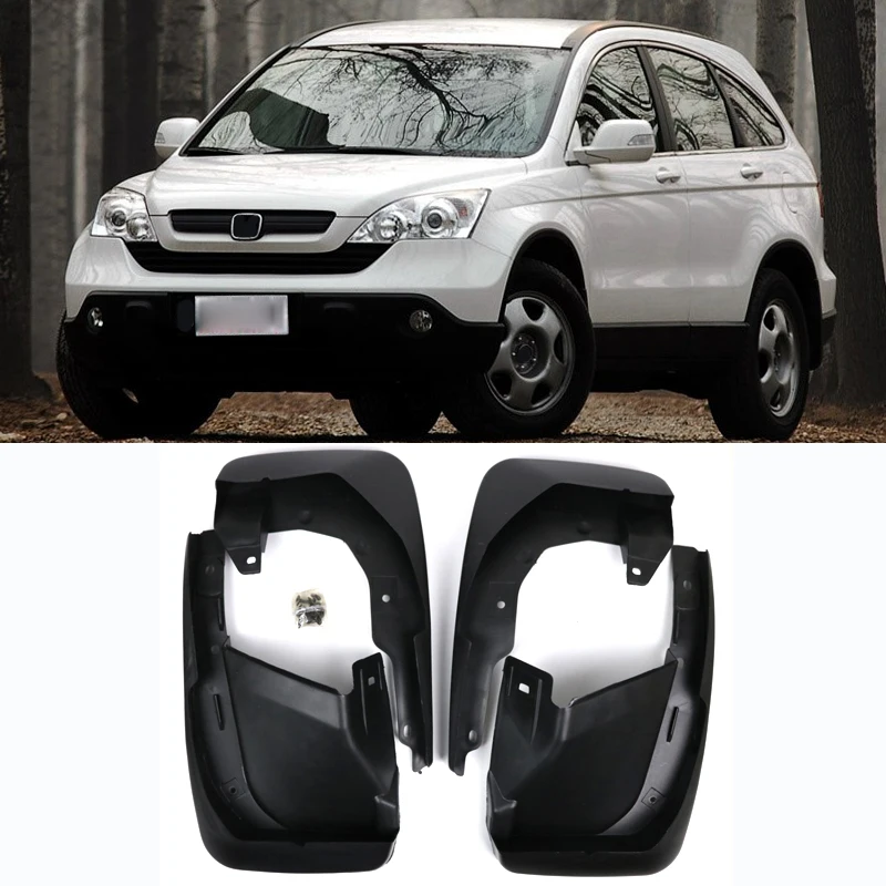 Черные Брызговики крыло брызговики для 2007-2011 HONDA CRV Брызговики для автомобиля