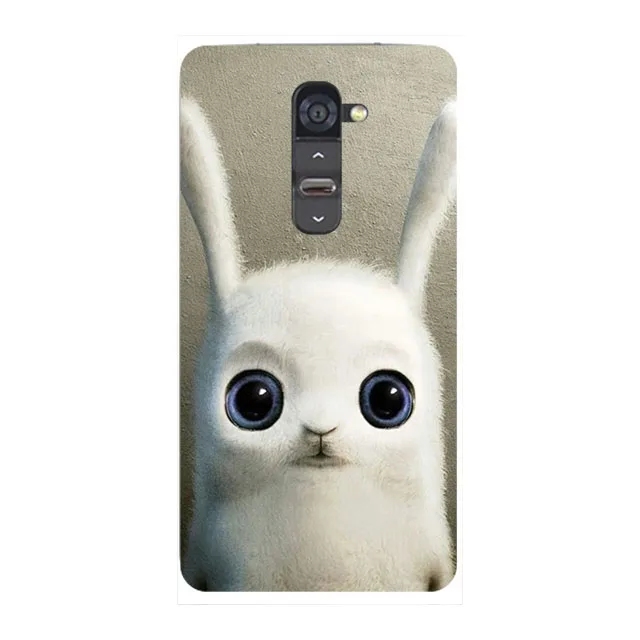 Чехлы для LG G2 силиконовый чехол телефона с принтом цветов кошек тигра Optimus G 2 D802 D805
