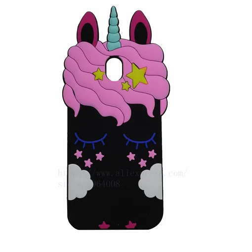 Triseoly для samsung J3 чехол J330F EU версия Coque 3D в виде единорога из мультфильма, Силиконовые телефонные фонды для чехла Galaxy J3