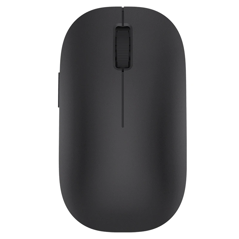 black Оригинальная беспроводная мышь Xiao mi 1200 точек/дюйм 2,4 ГГц оптическая мышь mi ni беспроводная мышь с батареей для mi notebook mouse - Цвет: black