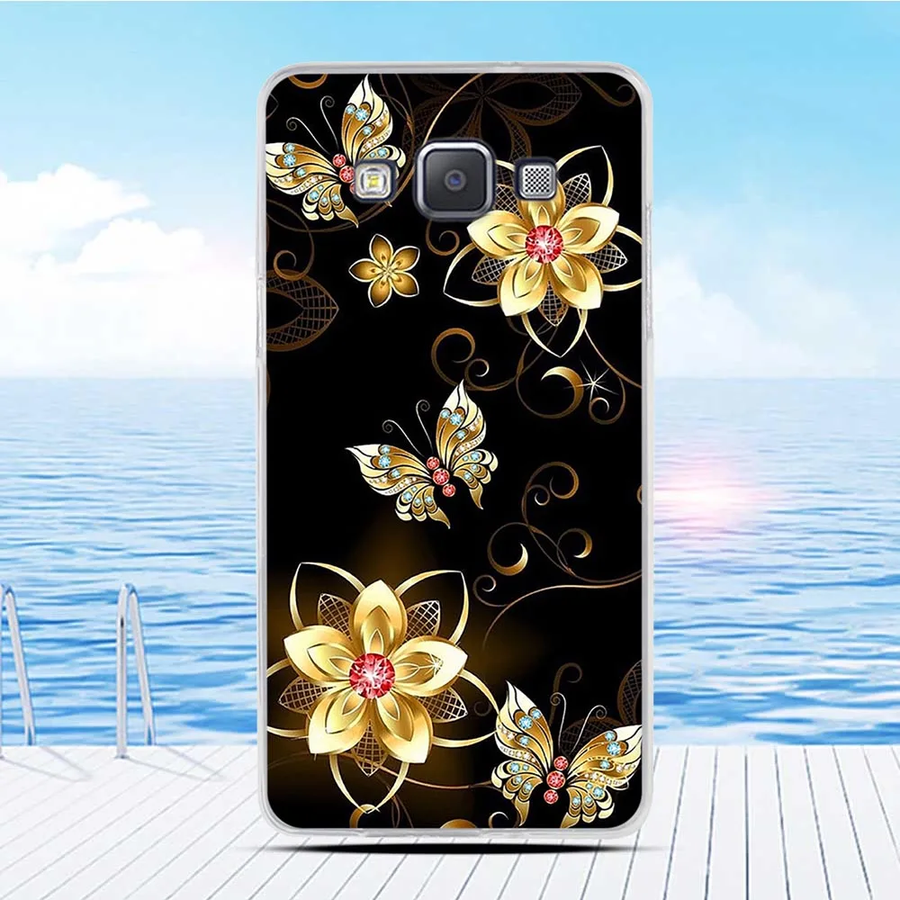 Fundas для Samsung Galaxy A5 A500 чехол модный силиконовый телефона 2014 ультра тонкий ТПУ 5 0