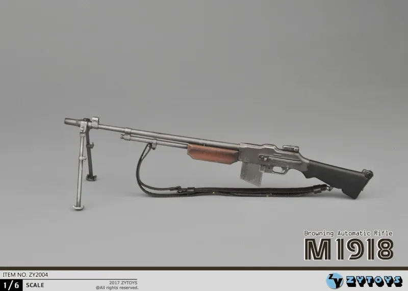 Автомат для винтовки ZYTOYS ZY2004 1/6 M1918 BAR Browning военное оружие реквизит HT PH TBL 12 дюймов