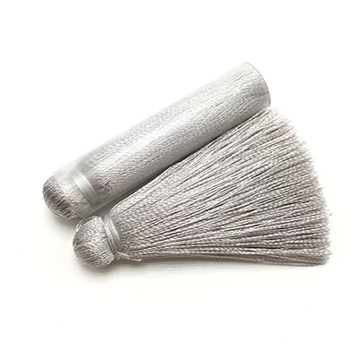 CHENGRUI L153, 4 см, с кисточками, шелковые кисточки, щетка для штор, ремесло, бахрома, шелк, фурнитура для серег, занавески, тени для век, шторы, 4 шт./пакет