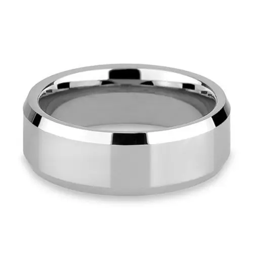 Подгонянное Новое Фирменное (10 шт/размер) мужское вольфрамовое кольцо 8 мм