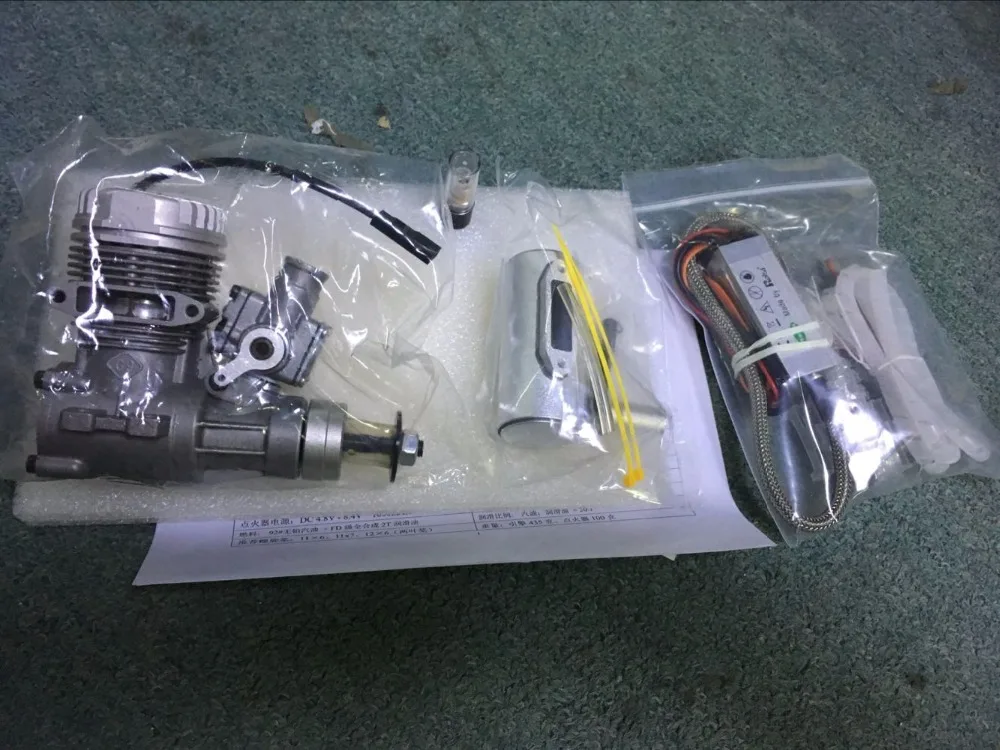 Радиоуправляемый самолет вертолет мини газовый двигатель 1.2hp/12600 об/мин 9.0cc с