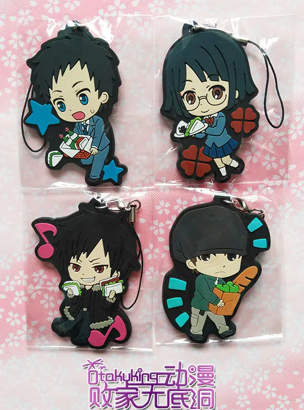 8 шт./компл. аниме Durarara 3 сторонние фигурки со стойкой DRRR фигурка Изая Орихара