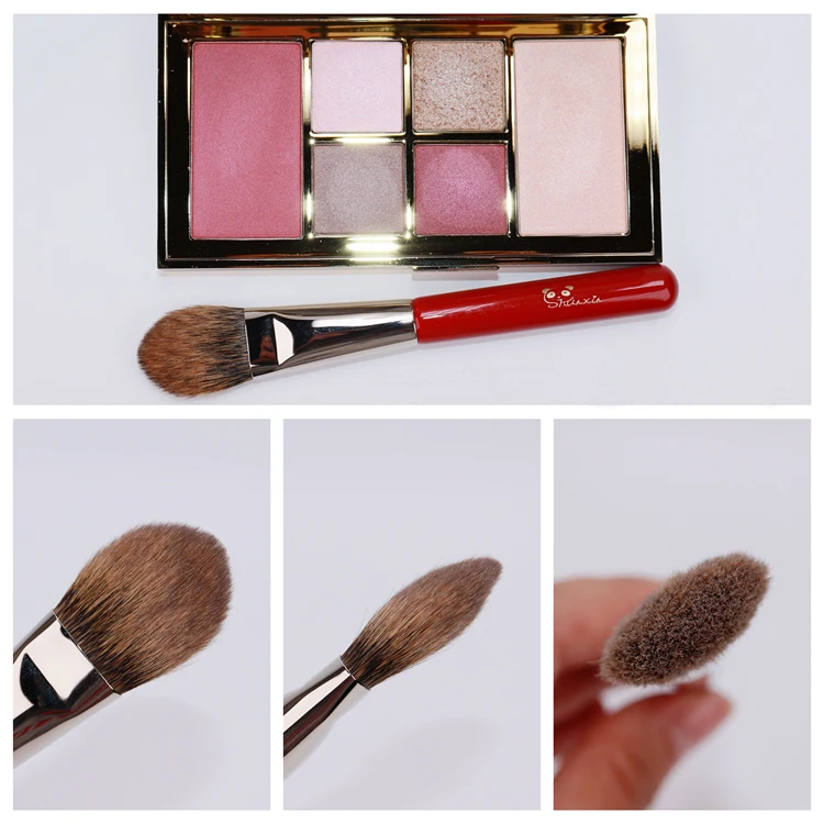 Профессиональные кисти для макияжа ручной работы S04 мягкие канадские беличьи