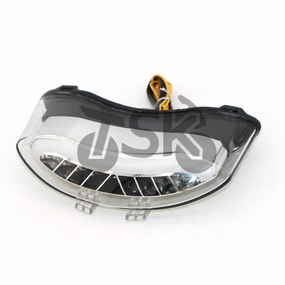 Clear Для Triumph Daytona 675 2005-2010 мотоцикл скорость тройной 2008-2010 встроенный светодиодный задний светильник поворотник - Цвет: Clear