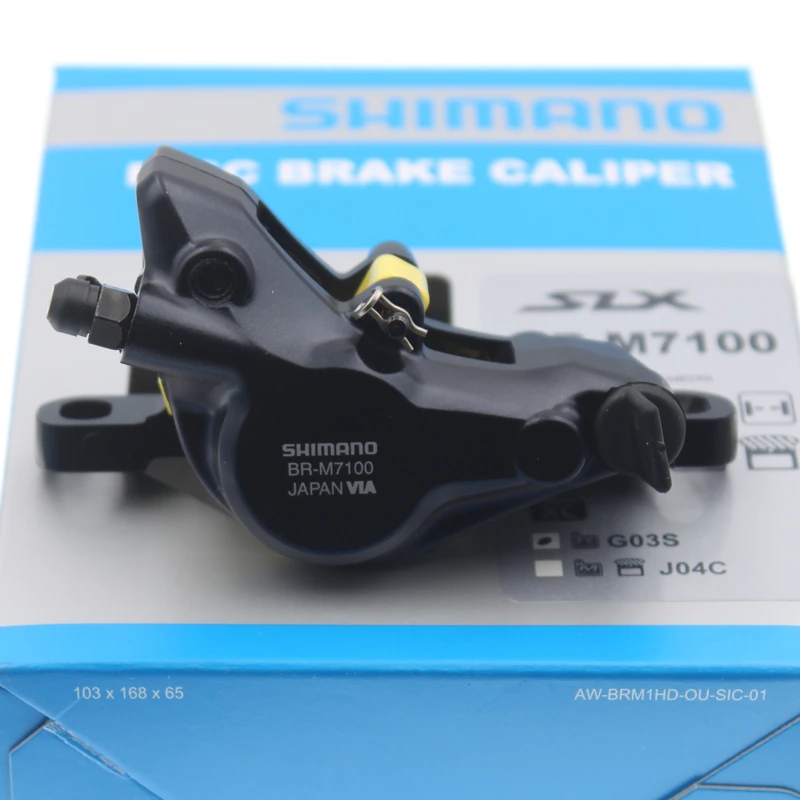 Shimano горный велосипед SLX M7100 тормозной суппорт BR с G03S J04C колодки Гидравлический