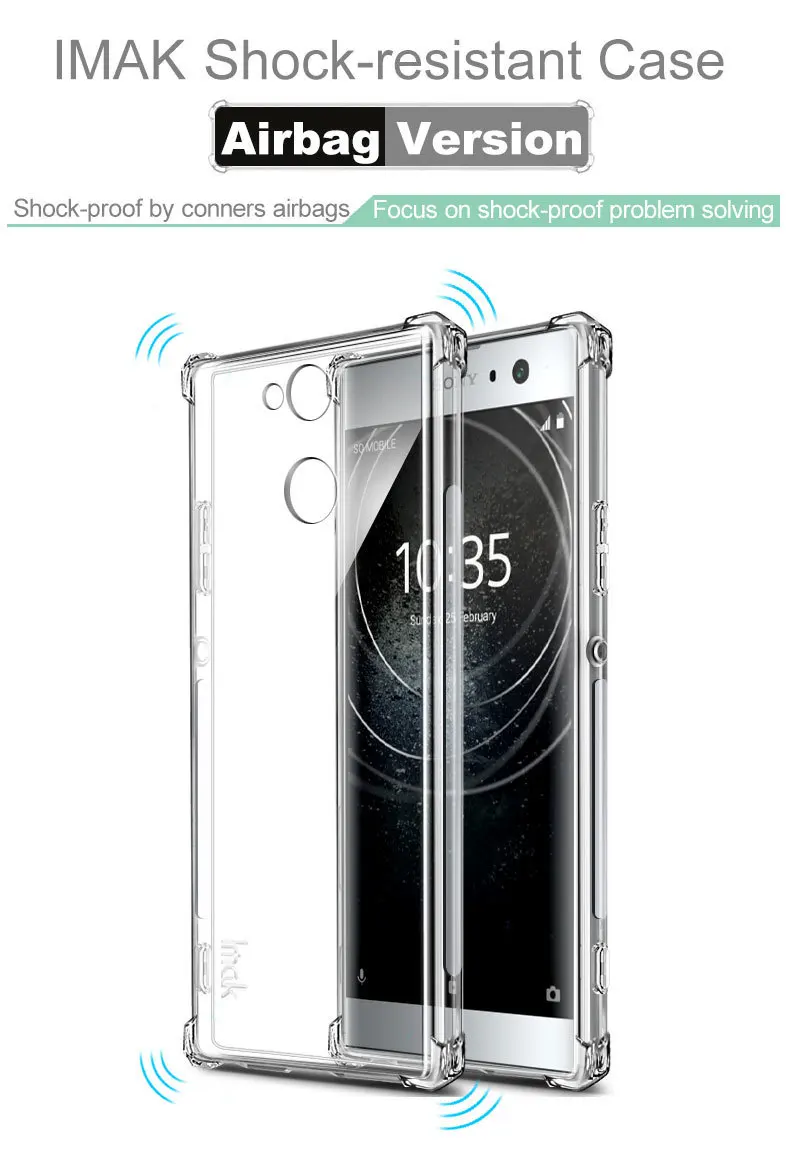 IMAK Для sony Xperia XA2 чехол для sony Xperia XA2 Ультра чехол Силиконовый противоударный мягкий чехол из ТПУ для sony XA2/XA2 Ultra