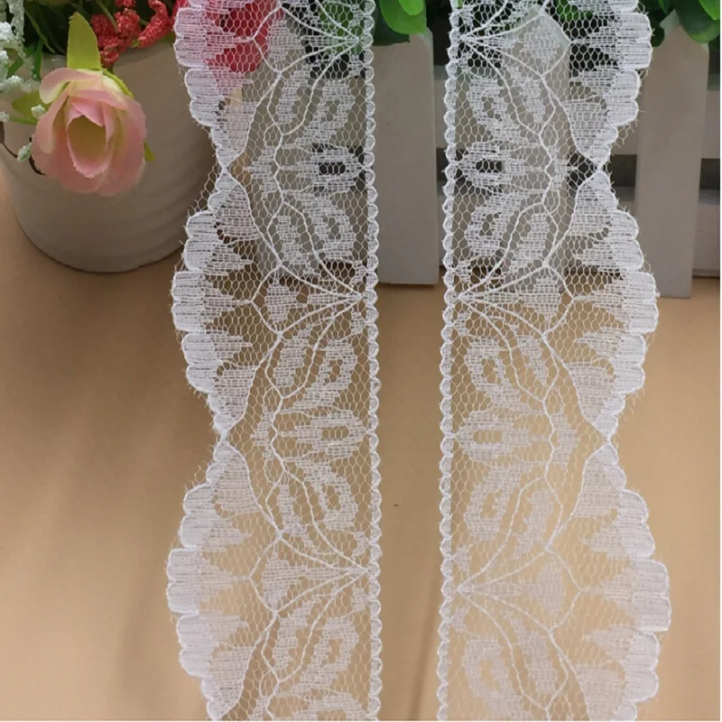 

High-Quality DIY Lace accessories Cheap fine cotton Lace (4.5cm) C126 2021 Hot Sale (10 Yard)