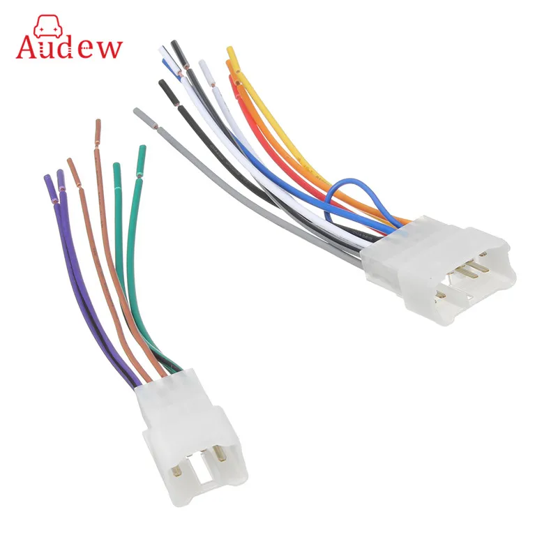 Универсальный автомобильный стереопроигрыватель 2 шт. CD плеер радио провод