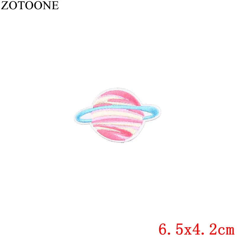 Нашивки ZOTOONE с планетами наклейки в виде сердца самодельные нашивки