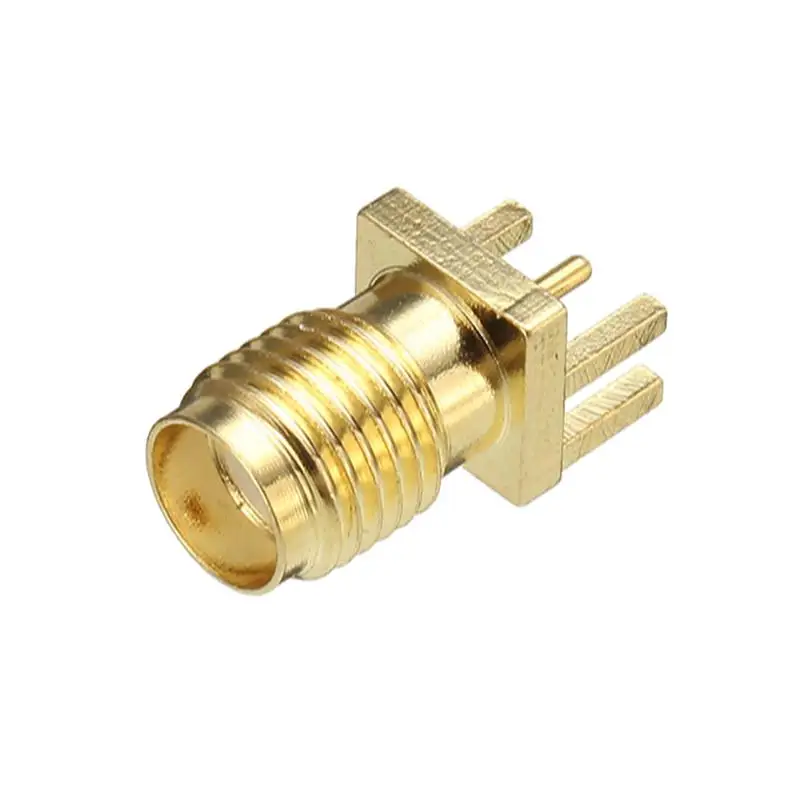 10 шт. гнездо SMA с гайкой выпуклой разъем 1 2 мм зажим для печатной платы прямой RF