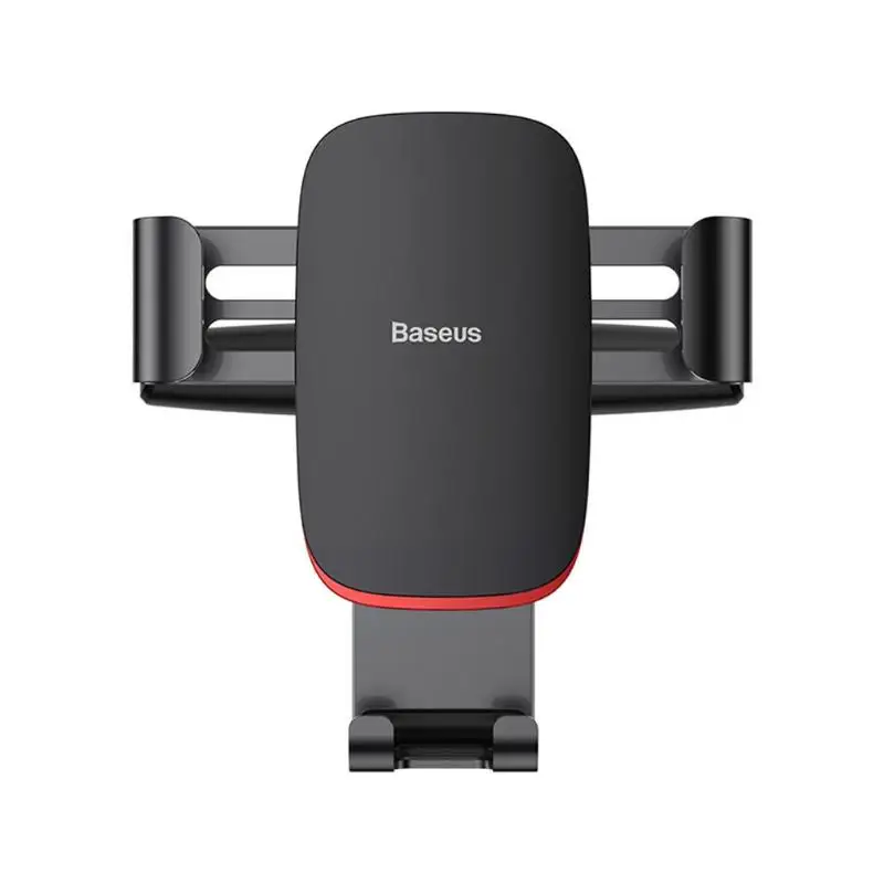 Black Phone holder Автомобильный держатель для телефона Baseus Gravity 360 Универсальный вращающийся держатель для мобильного телефона с силиконовой накладкой - Color: Black Phone holder