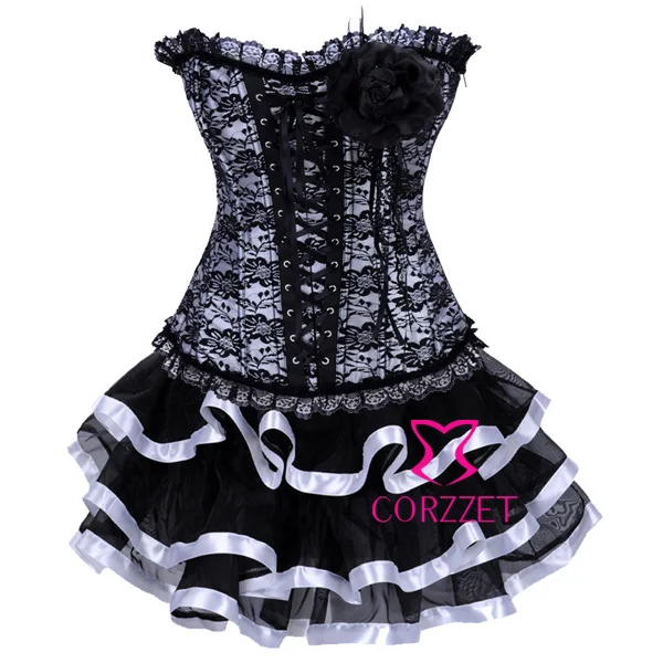 Женский Готический бюстгальтер белый цвет топ + юбка стринги|skirt rose|skirt pricesdress skirt |