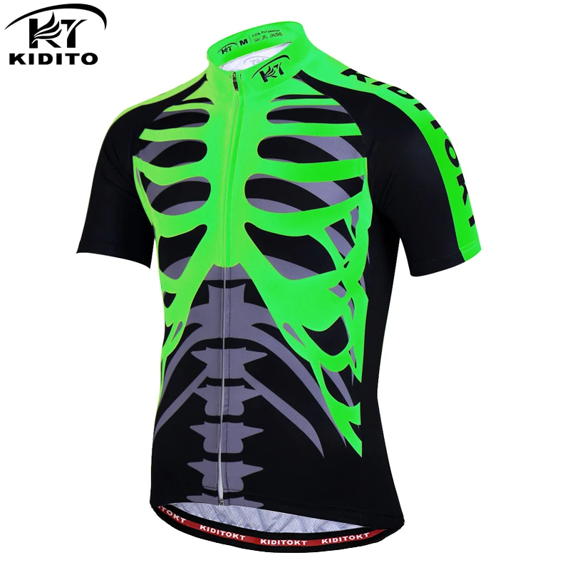 Cycling Jerseys 6 KIDITOKT, забавный комплект из Джерси для велоспорта, летняя одежда для велоспорта, костюм с черепом, одежда для горного велосипеда, одежда для гонок, велосипедная одежда, костюм - Цвет: Cycling Jerseys 6