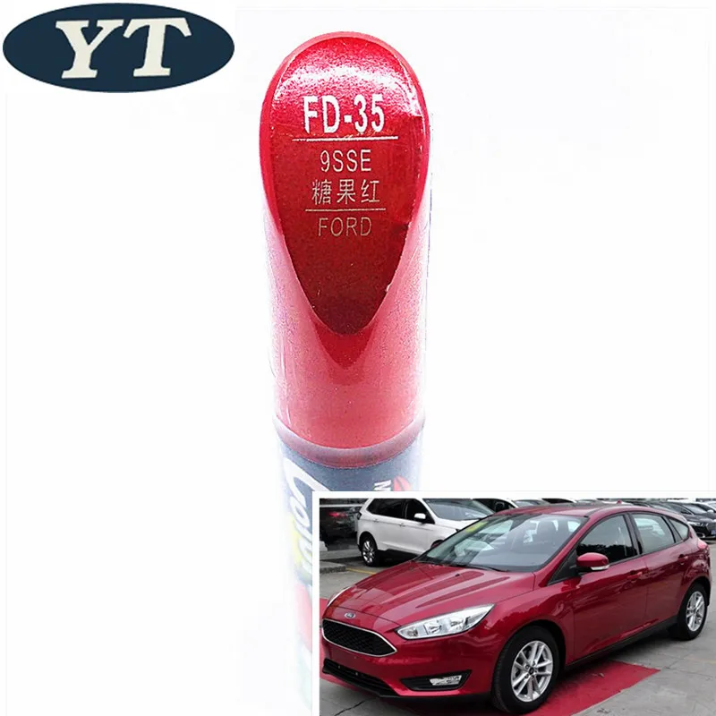Авторучка для ремонта царапин авторучка красного цвета Ford ecosport kuga focus s-max fiesta