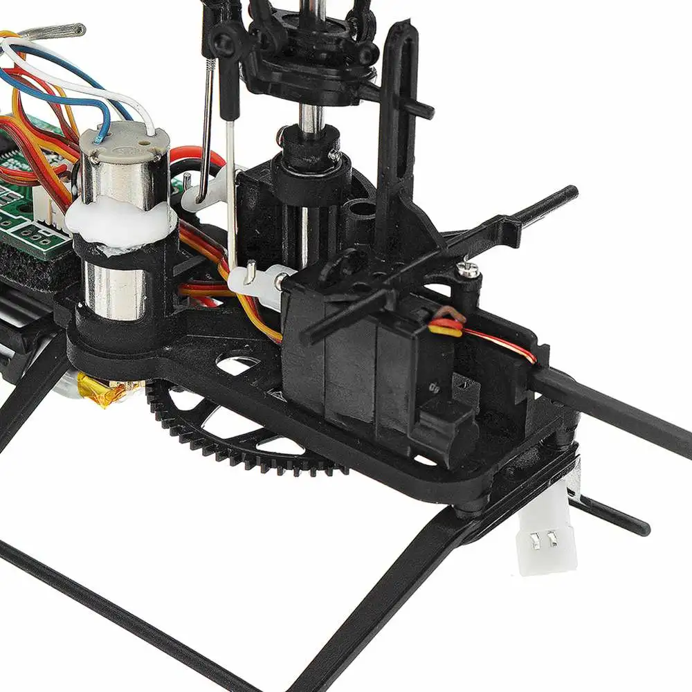 WLtoys V911S 2,4G 4CH 6-Aixs гироскоп 8520 безсердечный двигатель 4 шт. 3,7 в 250 мАч Lipo батарея Flybarless Mode 2 Радиоуправляемый вертолет RTF