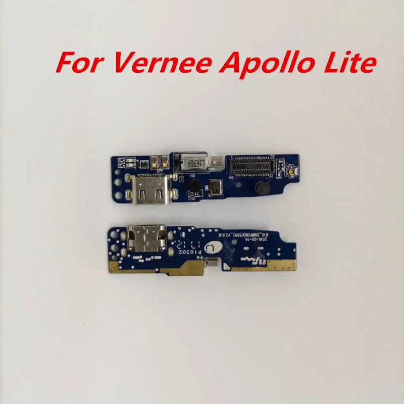 Новая оригинальная плата для зарядки телефона Vernee Apollo Lite с USB разъемом сменная +