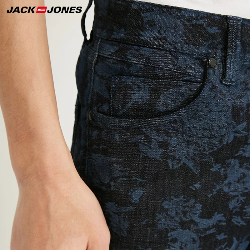 Jack Jones/джинсовые шорты с принтом | 218243504|Мужские джинсы|