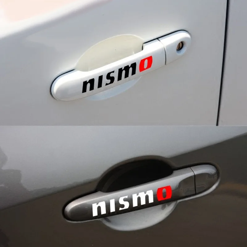 Наклейка на дверную ручку автомобиля nismo 4 шт./Лот хороший оригинальный материал