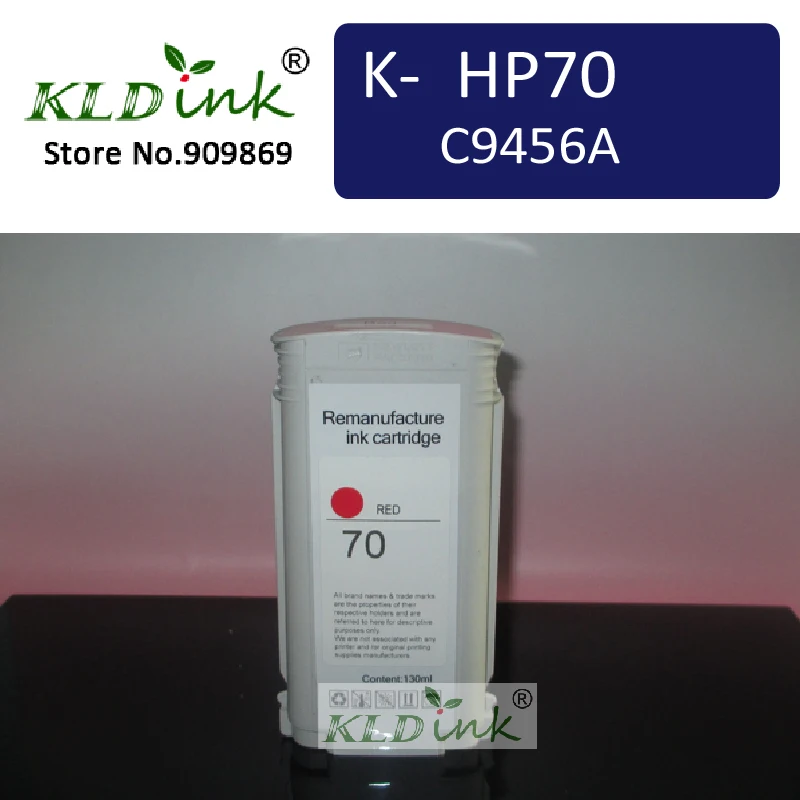 Совместимый картридж с красными чернилами HP70 C9456A для принтера Z2100 Z3100 Z3200 Z5200 |
