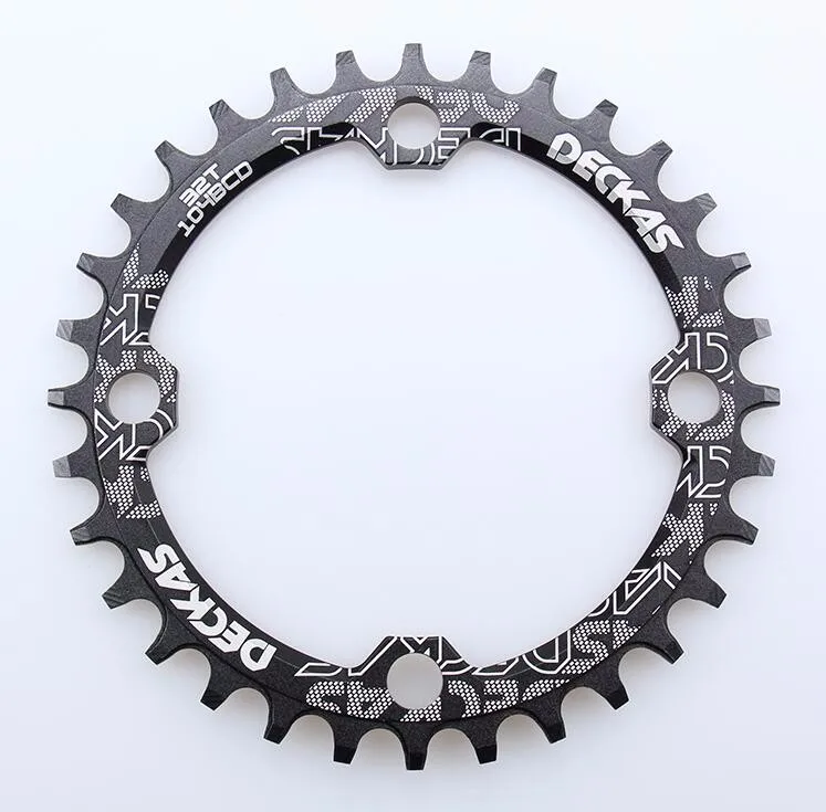 DECKAS 104 Bcd 32/34/36/38 T round Mountain Bicycle Crank Aluminum Toothed Wheel Hollow Crown Proper Repair 9 S 10 S 11 S