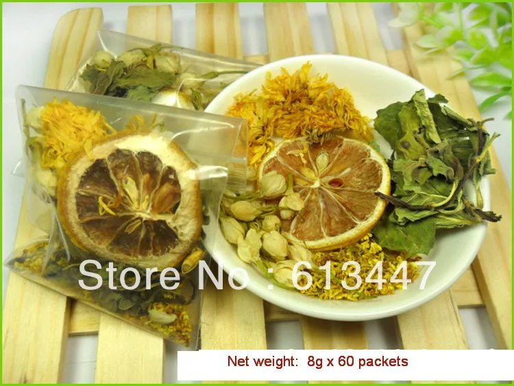 20 пакета(ов) цветочный чай + фруктовый османтуса календулы жасмин лимон мята