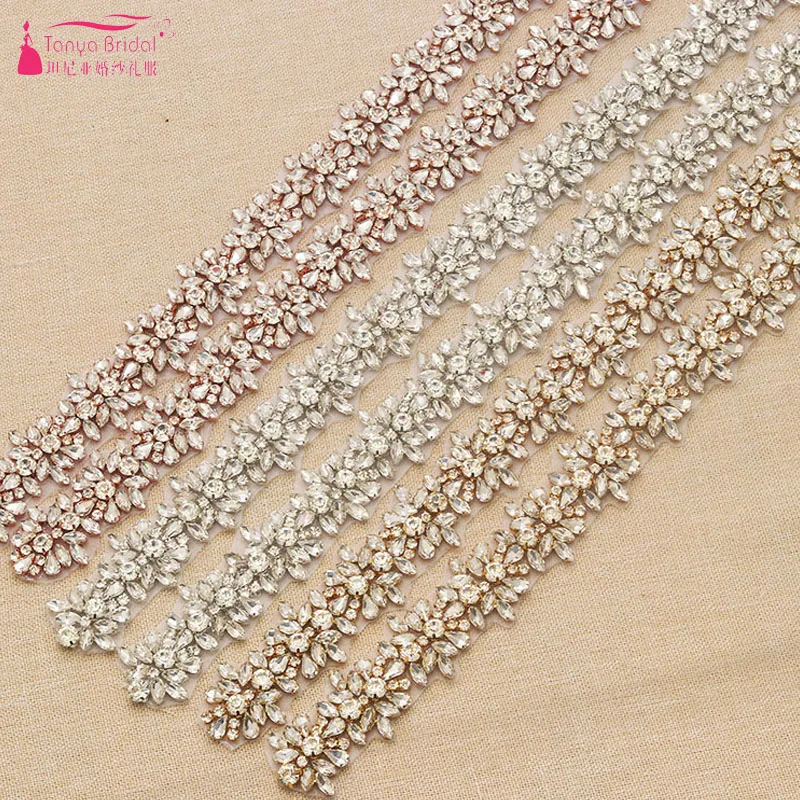 

Cinturones Boda Bridal Belt New Wedding Crystal Accessories 3 Colors Without Ribbon 90cm Length ZA032