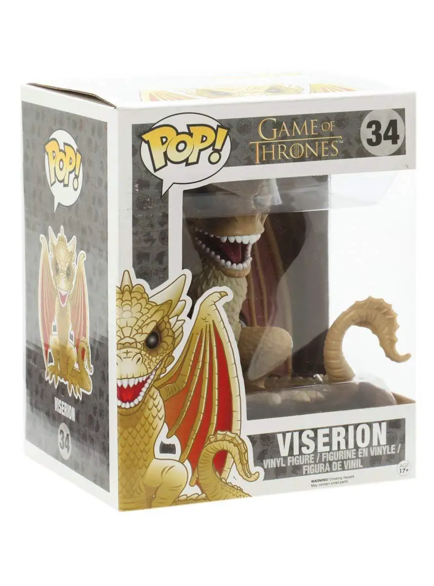Funko поп Игра престолов Джон Сноу дрогон RHAEGAL VISERION фигурка Коллекционная модель