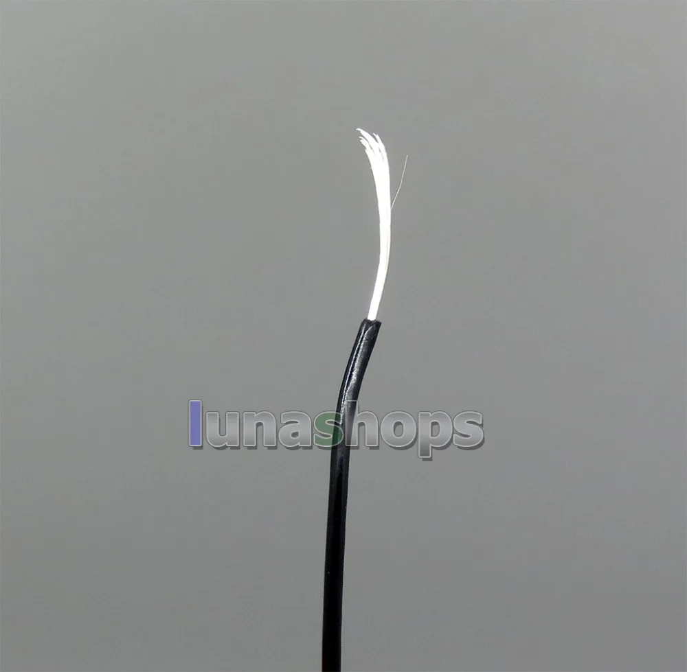 LN006013 5 м OCC+ посеребренный 24AWG 24*0,05 мм ПВХ(не Tefl) OD 1 мм DIY аудио кабель для наушников