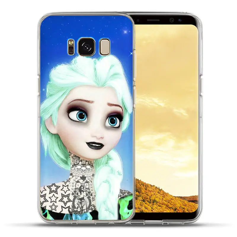 Для samsung Galaxy S8 S9 Plus S6 S7 Edge Note 8 роскошный чехол с татуировкой Русалочка Aisha силиконовый чехол