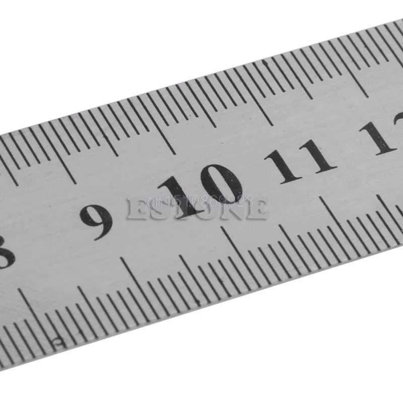 Ruler 30CM 12&quot Double Side Stainless Steel Metric Metal Pocket Pouch Measurement M216 HOT SALE | Инструменты