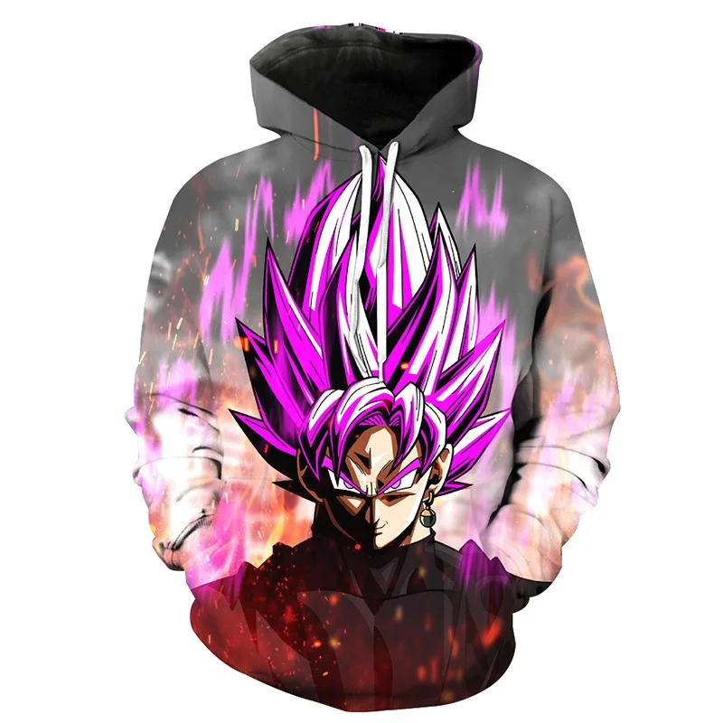 Толстовки с рисунком DBZ 3d Повседневные Бодибилдинг 2018 толстовки принтом Аниме