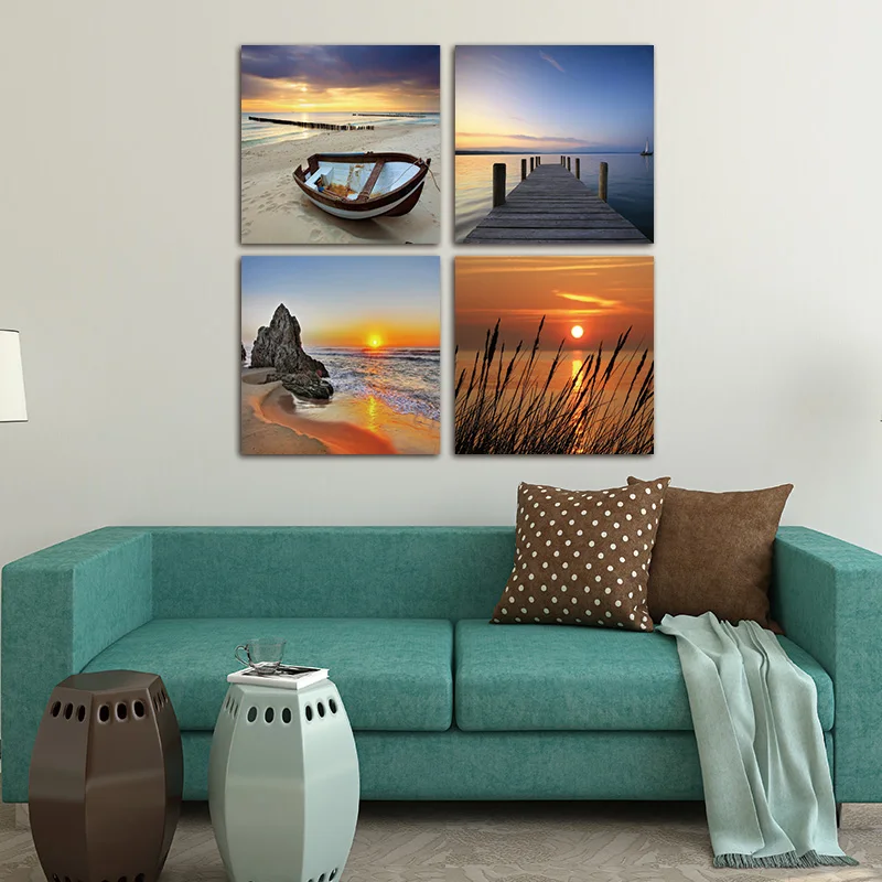 

BANMU Giclee Modern Paintings Canvas Kids Room Unframed Wall Art Picture Home Decoration Paintings Wall Pictures For Corridor