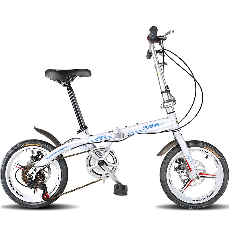 Складной мини-велосипед TB07 2 дисковых тормоза 14 дюймов 16 20