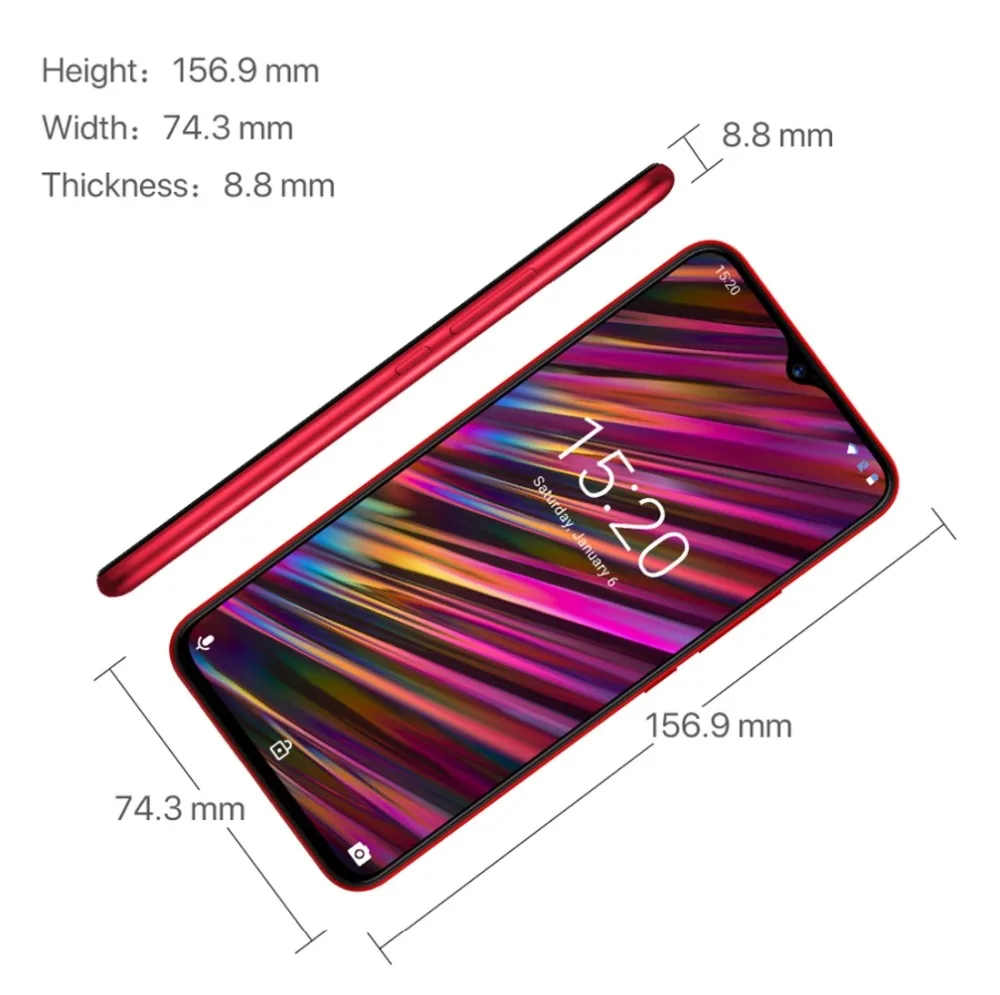 Оригинальные мобильные телефоны Umidigi F1, 4G, Android 9,0, 4 Гб ОЗУ, 128 Гб ПЗУ, восьмиядерный смартфон Helio P60, 5150 мАч, FHD+ NFC, сотовый телефон