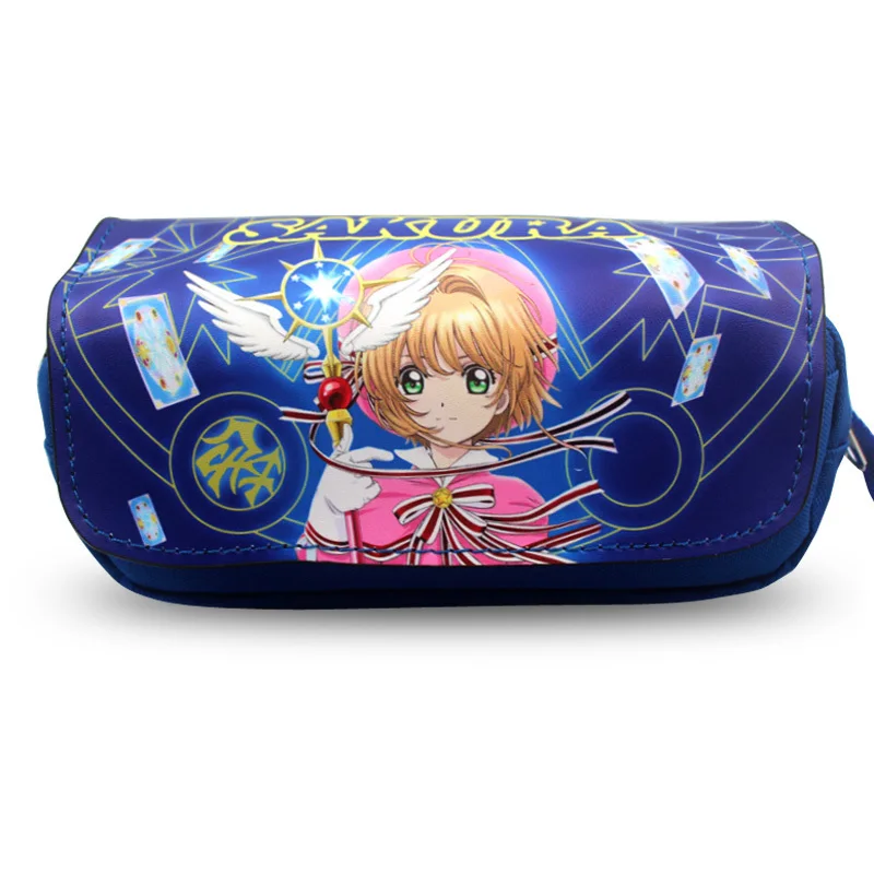 002 Много нового японского аниме Сейлор Мун/карта captor sakura школьный пенал ручки сумки игры мультфильм косметические случаи Макияж сумка подарок - Цвет: 002