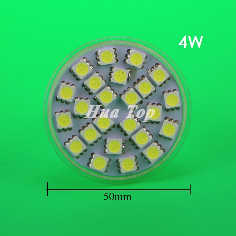5 шт. Лучшая цена 4 Вт GU10 5050 SMD 24 светодиосветодиодный белый теплый прожектор лампа